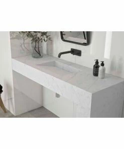 COSENTINO COSENTINO INTEGRATED VANITIES Balance 1 Single Bowl One-piece Vanity Sink 33 COSENTINO COSENTINO INTEGRATED VANITIES Balance 1 Single Bowl One-piece Vanity Sink