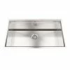 Pearl® Stainless Kitchen Sinks CUVI - PRO - 16 Gauge Single Bowl Stainless Steel Kitchen Sink System