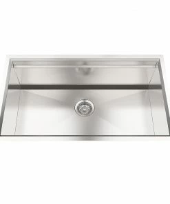 Pearl® Stainless Kitchen Sinks CUVI - PRO - 16 Gauge Single Bowl Stainless Steel Kitchen Sink System