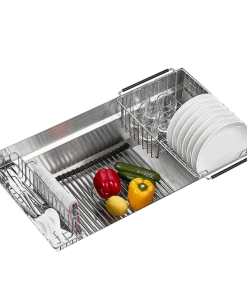 Pearl® Stainless Kitchen Sinks CUVI - PRO - 16 Gauge Single Bowl Stainless Steel Kitchen Sink System