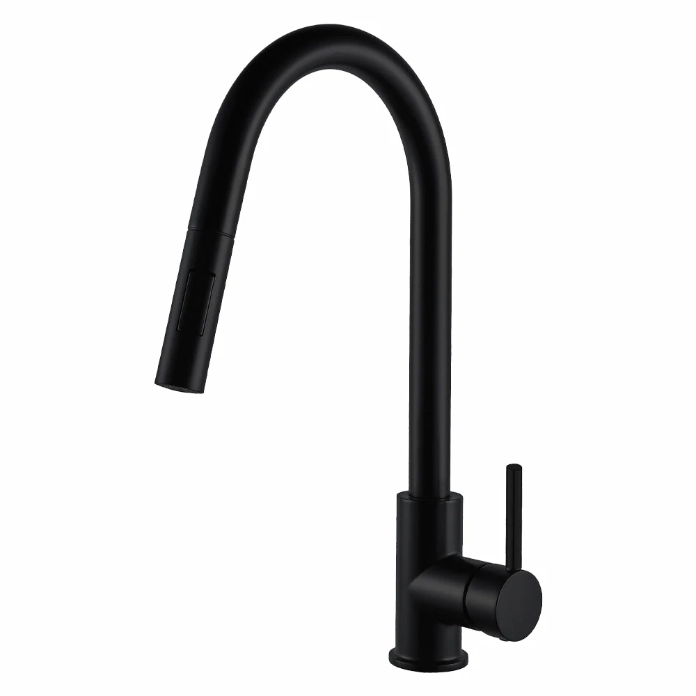 Pearl® Kitchen Faucets DAMIEN II Matte Black Kitchen Faucet 1 Pearl® Kitchen Faucets DAMIEN II Matte Black Kitchen Faucet