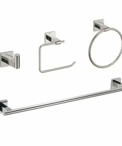 Pearl® Accessories ETHAN Brushed Nickel Toilet Roll Holder