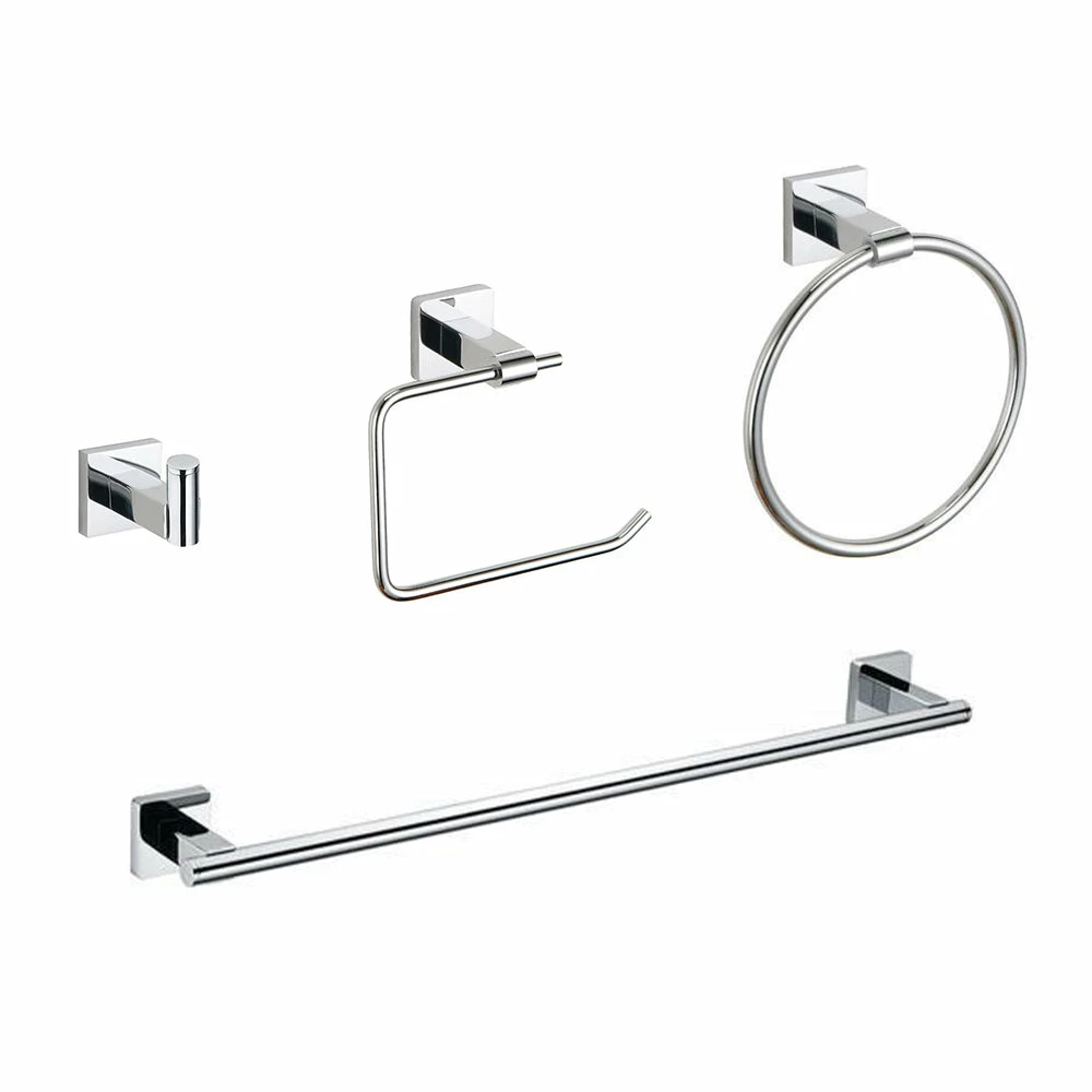 Pearl® ETHAN Chrome Towel Bar Accessories 2 Pearl® ETHAN Chrome Towel Bar Accessories