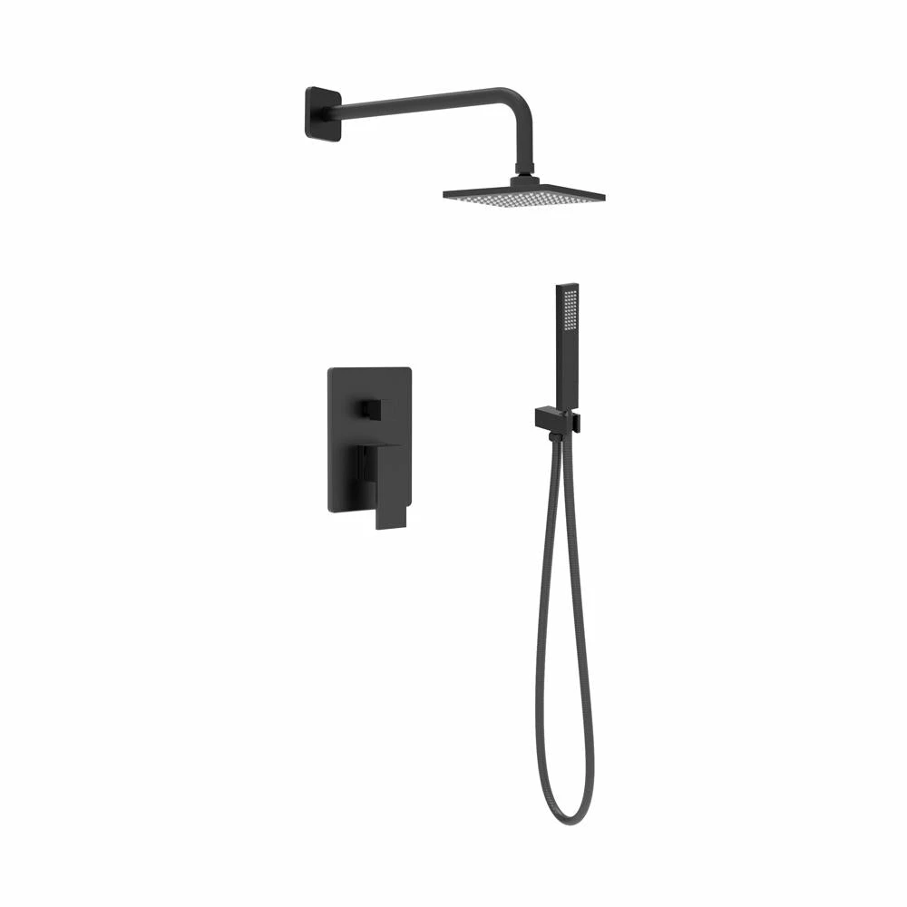 Pearl® ETHAN Hand Shower & Shower Head Matte Black Shower Systems 1 Pearl® ETHAN Hand Shower & Shower Head Matte Black Shower Systems