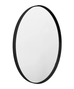 PEARL Canada Decorative Mirrors ISLA 24" Matte Black Decorative Mirror
