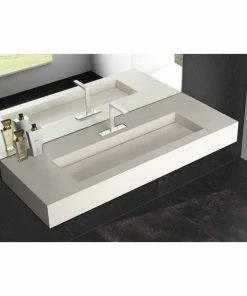 COSENTINO Silence 1200 Single Bowl One-piece Vanity Sink COSENTINO INTEGRATED VANITIES