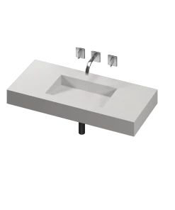 COSENTINO COSENTINO INTEGRATED VANITIES Armony 1 Single Bowl One-piece Vanity Sink