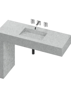 COSENTINO COSENTINO INTEGRATED VANITIES Balance 1 Single Bowl One-piece Vanity Sink 30 COSENTINO COSENTINO INTEGRATED VANITIES Balance 1 Single Bowl One-piece Vanity Sink