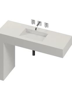 COSENTINO COSENTINO INTEGRATED VANITIES Balance 1 Single Bowl One-piece Vanity Sink 19 COSENTINO COSENTINO INTEGRATED VANITIES Balance 1 Single Bowl One-piece Vanity Sink