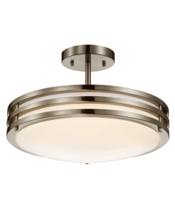 PEARL Canada Duncan-L Brushed Nickel Ceiling LED Light Ceiling Lights