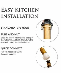 Pearl® MASA Brushed Nickel Kitchen Faucet