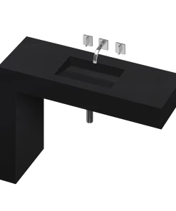 COSENTINO Equilibrium 1 Single Bowl One-piece Vanity Sink COSENTINO INTEGRATED VANITIES