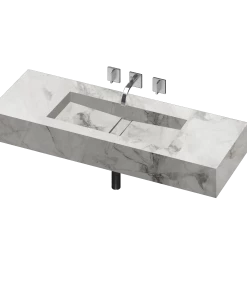 COSENTINO COSENTINO INTEGRATED VANITIES Reflection 900 Single Bowl One-piece Vanity Sink