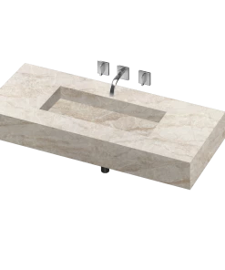 COSENTINO COSENTINO INTEGRATED VANITIES Silence 490 Single Bowl One-piece Vanity Sink