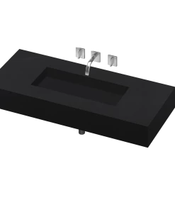 COSENTINO COSENTINO INTEGRATED VANITIES Silence 490 Single Bowl One-piece Vanity Sink