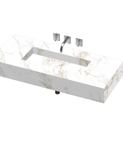 COSENTINO COSENTINO INTEGRATED VANITIES Reflection 900 Single Bowl One-piece Vanity Sink