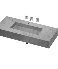 COSENTINO COSENTINO INTEGRATED VANITIES Silence 490 Single Bowl One-piece Vanity Sink