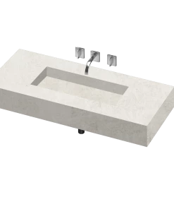 COSENTINO COSENTINO INTEGRATED VANITIES Reflection 900 Single Bowl One-piece Vanity Sink