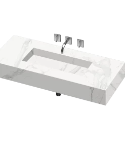 COSENTINO COSENTINO INTEGRATED VANITIES Reflection 900 Single Bowl One-piece Vanity Sink