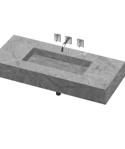 COSENTINO COSENTINO INTEGRATED VANITIES Reflection 900 Single Bowl One-piece Vanity Sink