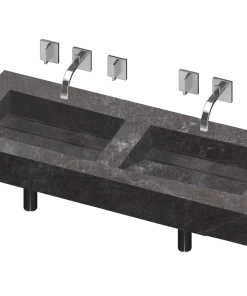 COSENTINO Simplicity 2 Double Bowl One-piece Vanity Sink 31 COSENTINO Simplicity 2 Double Bowl One-piece Vanity Sink