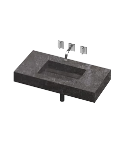 COSENTINO COSENTINO INTEGRATED VANITIES Simplicity 1 Single Bowl One-piece Vanity Sink