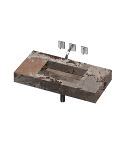 COSENTINO COSENTINO INTEGRATED VANITIES Simplicity 1 Single Bowl One-piece Vanity Sink